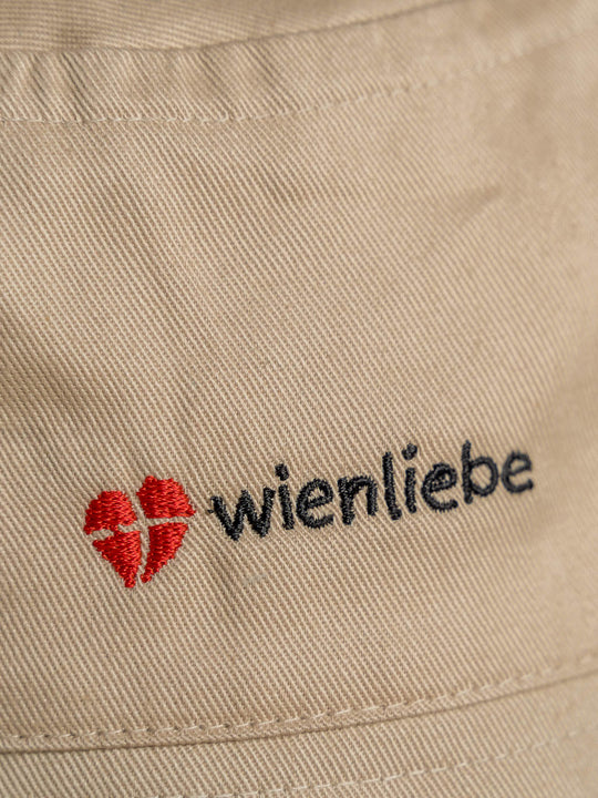 Bucket Hat wienliebe Beige