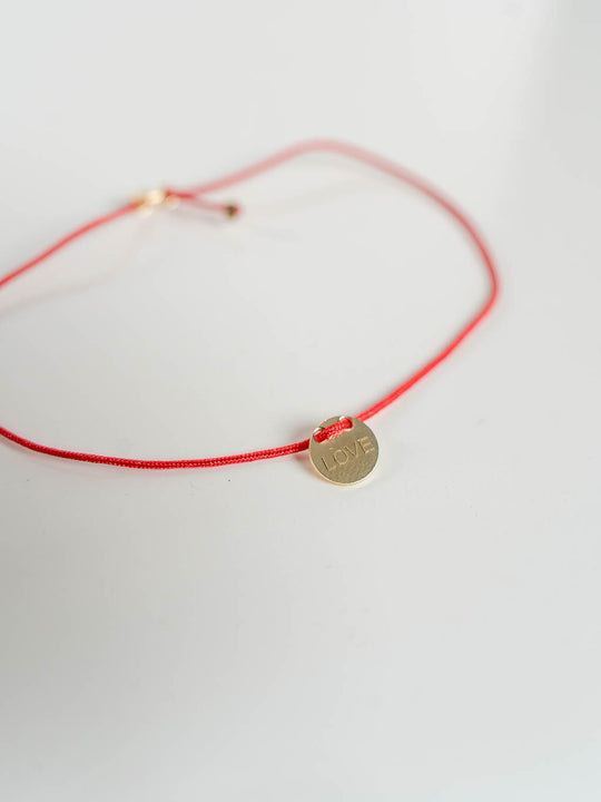 Armband LOVE wienliebe Rot