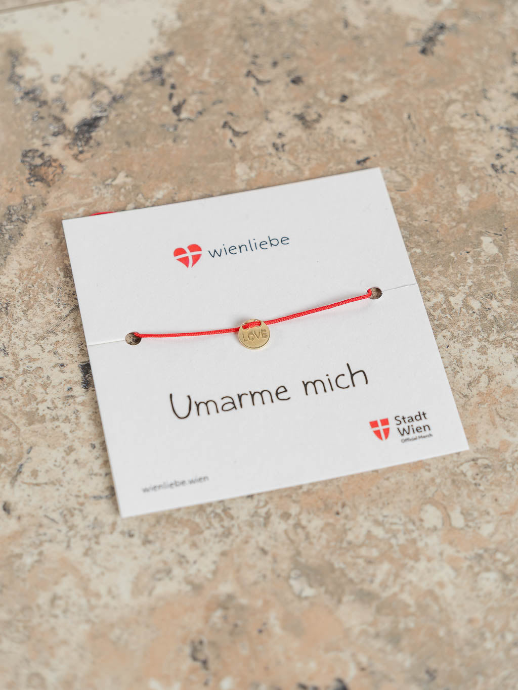Armband LOVE wienliebe Rot