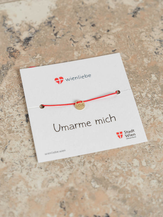 Armband LOVE wienliebe Rot