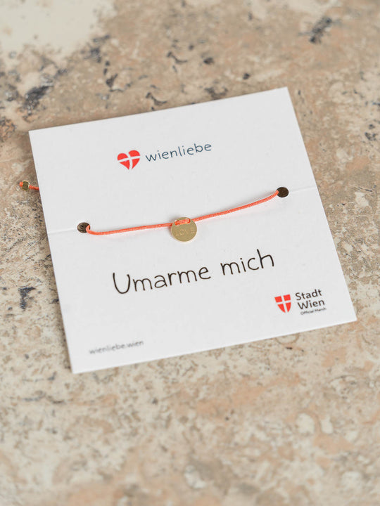 Armband LOVE wienliebe Koralle