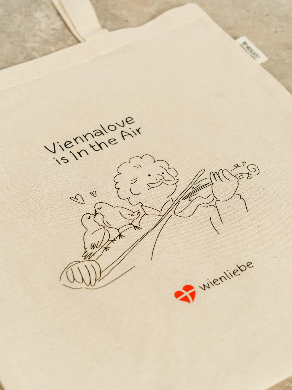 Totebag Viennalove is in the Air