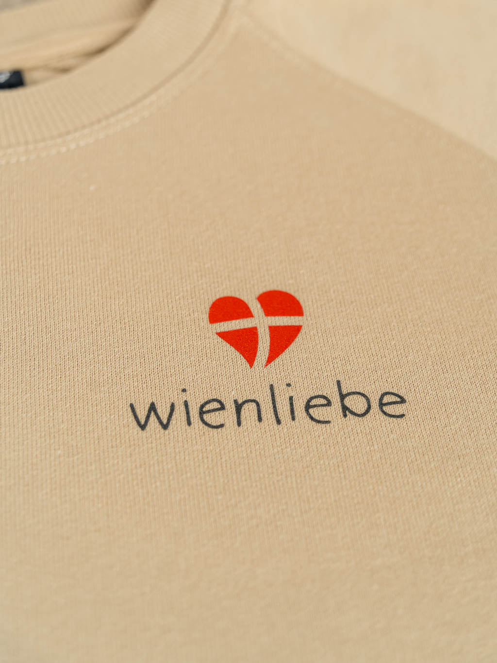 T-Shirt wienliebe Beige