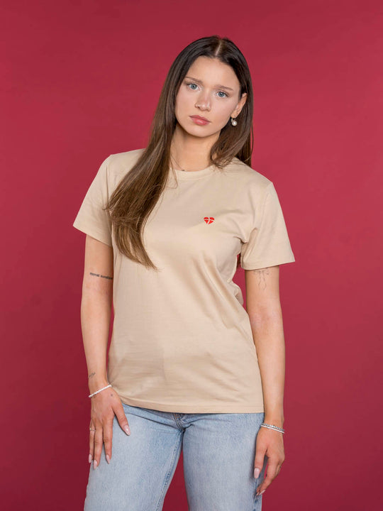 T-Shirt Wiener Melange Edition wienliebe Beige