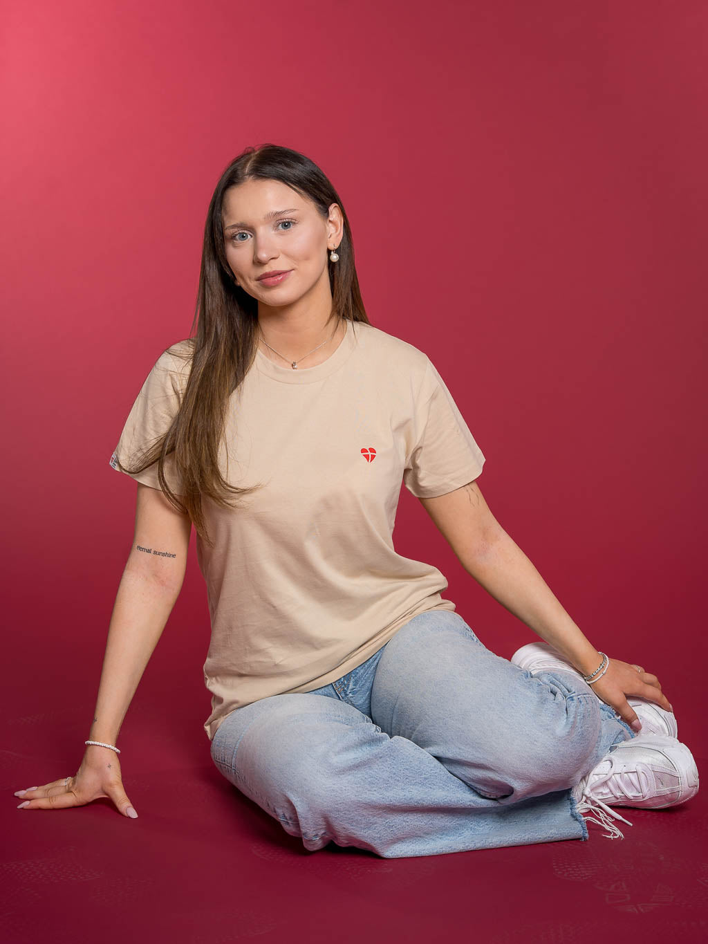T-Shirt wienliebe Beige