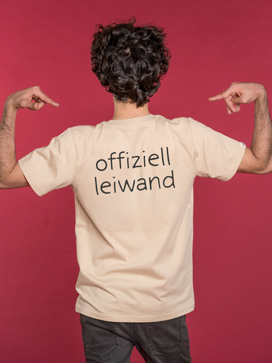 T-Shirt offiziell leiwand Beige