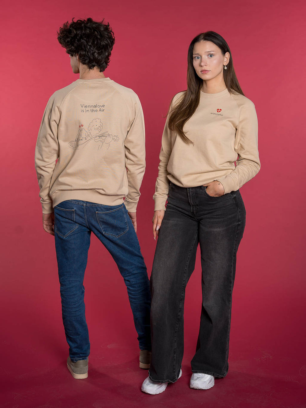 Sweater Viennalove is in the Air Beige