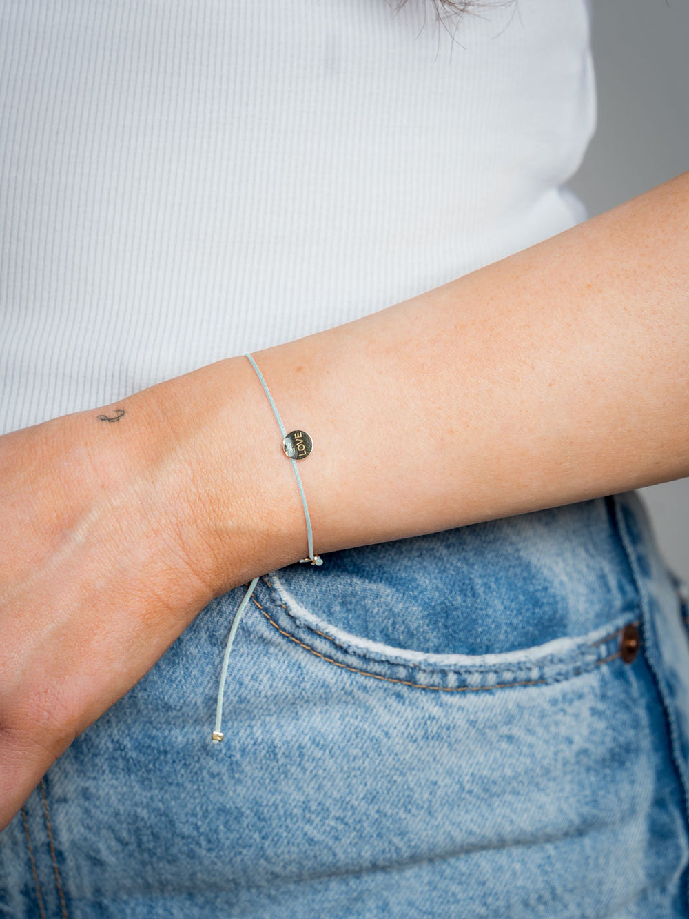 Armband LOVE wienliebe Hellblau